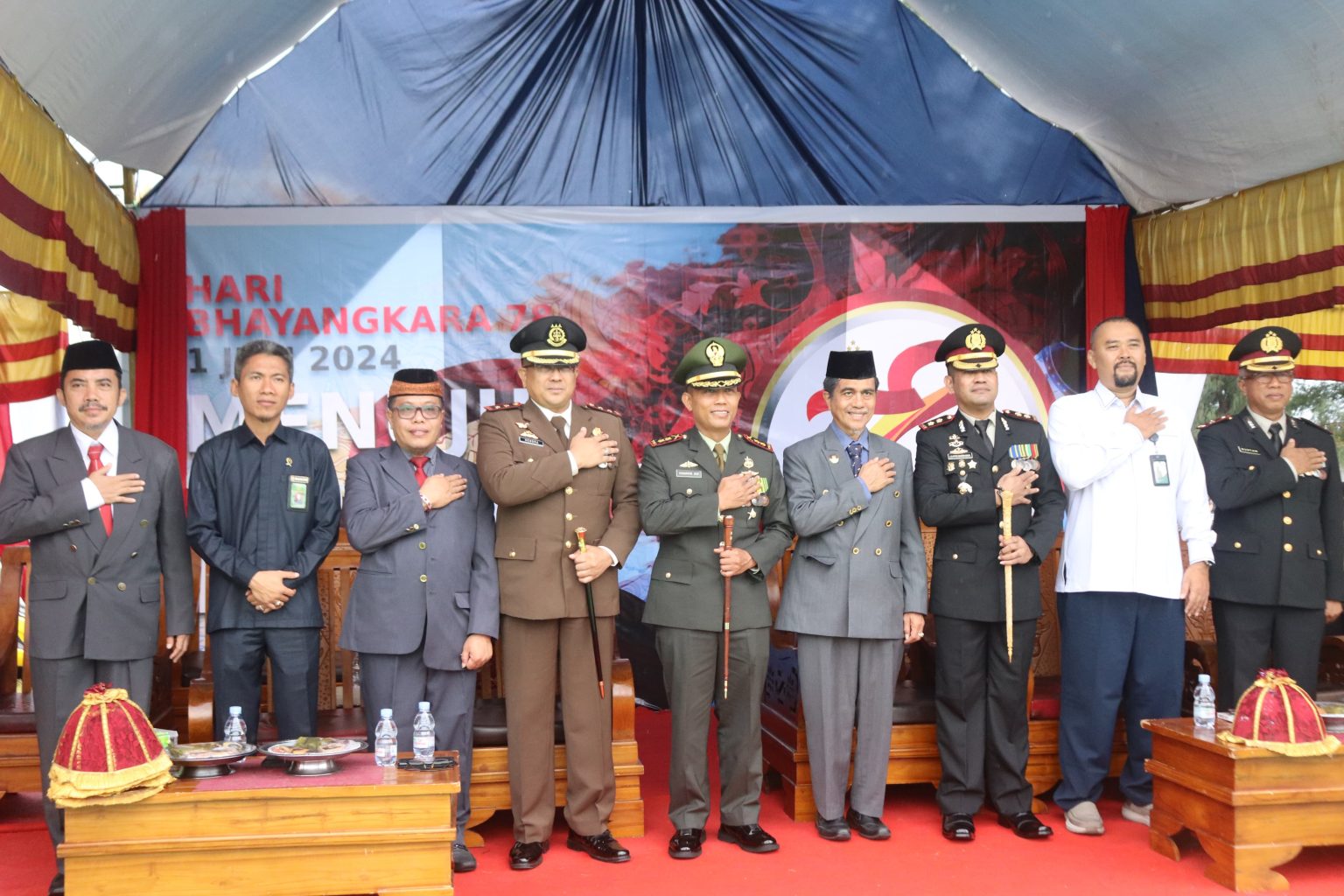 Wabup Selayar Bersama Unsur Forkopimda Selayar Hadiri Peringatan Hari