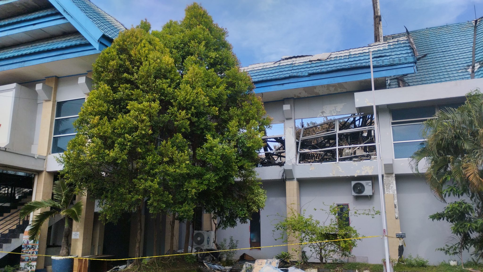 Kantor Dinas Pendidikan Makassar Terbakar Begini Kesaksian Sekuriti