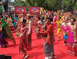Tarian dan Baju Adat Dari Empat Etnik Ramaikan Hari Kebudayaan Kota Makassar