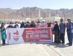 Jamaah Umrah Ramadan Al Jasiyah Travel Tiba di Madinah