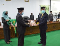 DPRD Soppeng Serahkan Rekomendasi LKPJ 2021, Kaswadi Akui Kinerja Belum Maksimal