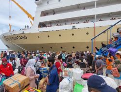 Ribuan Pemudik Tiba di Pelabuhan Nusantara Parepare