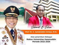 Taufan Pawe Ucapkan Selamat Atas Pelantikan Rektor Unhas Periode 2022-2026