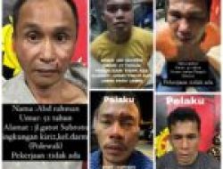 Lima Perampok Gudang Diamankan Polisi di Palu