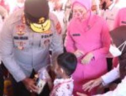 Kapolda Sulsel Gelorakan Vaksinasi Anak di Kabupaten Bone, Batalyon C Pelopor Siap Beri Dukungan