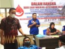 Sambut Hari Jadi Wajo ke-623, Dinsos P2KBP3A dan PMI Gelar Donor Darah