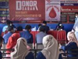 Rutan Pinrang Gelar Bakti Sosial Donor Darah 