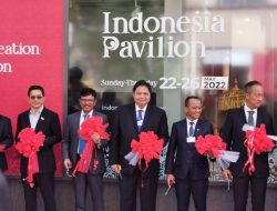 Beri Sambutan di Paviliun Indonesia, Menko Airlangga: Jaga Keutuhan Presidensi G20