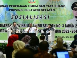 Sosialisasi Perda RTRW, Gubernur Sulsel Harap Jadi Acuan Dalam Pembangunan yang Tertata