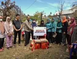 PT Semen Tonasa Bantu Warga Korban Kebakaran di Desa Batara Pangkep