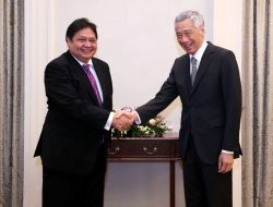 Bertemu Menko Airlangga, PM Singapura Dukung Penuh Presidensi G20 Indonesia
