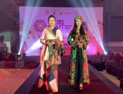 Batik Rongkong Rancangan Desainer Rinamariana Sukses Sita Perhatian di Sulsel Craft Show 2022