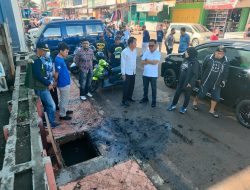 Tangani Banjir, Ilham Azikin Perintahkan Perlebar Drainase di Terminal Bantaeng
