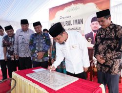 Dapat Hibah Rp400 juta, Masjid Nurul Iman di Bone Diresmikan Gubernur Sulsel