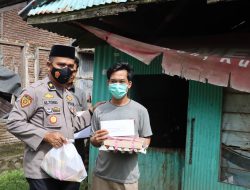 Polres Takalar Berbagi Sembako Jelang Hut Bhayangkara Ke-76