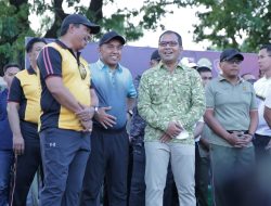 Danny Bersama Kapolda dan Pangdam Ikuti Jalan Santai HUT Bhayangkara ke-76