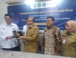 Bupati Sidrap Teken MoU dengan Direktur Poltekpar Makassar Terkait Pengembangan Kualitas SDM Pariwisata