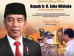 Wali Kota Parepare Ucapkan Selamat Ulang Tahun Presiden Jokowi