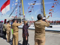 Sekda Kota Makassar Resmi Lepas Muhibah Budaya Jalur Rempah di Pelabuhan Soekarno-Hatta