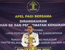 Kakanwil Ingatkan Pegawai Lapas Perempuan dan Rudenim Makassar Bekerja Profesional