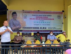 Temui Konstituen di Kecamatan Pa’lalakkang Takalar, Fahruddin Rangga Sosialisasi Nilai Kebangsaan