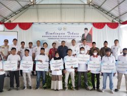 Azikin Solthan – KKP Laksanakan Bimtek Budidaya Sistem Bioflok dan Pembuatan Pakan