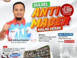 Tiba di Makassar, Gubernur Langsung Jalan Pagi Bersama ASN dalam Program “Anti Mager”