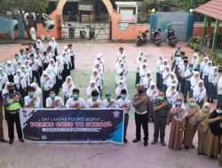Kembali Giat “Police Go To School”, Satlantas Polres Sidrap Kunjungi SMA Muhammadiyah Sidrap