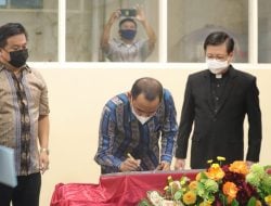 Resmikan Gedung Lamputang GKY Makassar, Ini Pesan Ketua DPRD Rudianto Lallo