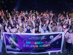 Srikandi di Sulsel Dekatkan Sosok Ganjar Lewat Keunikan Millennials Colour Night