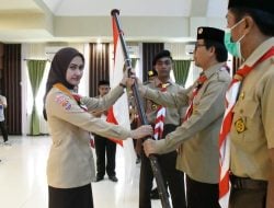 Indah Putri Indriani Lepas Kontingen Pramuka Lutra Ikuti Jamnas XI 2022