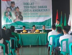 Dihadiri Kapolres Palopo, PC GP Ansor Kecamatan Mukajang Gelar Diklat I