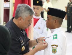 Irwan Hamid Kukuhkan Anggota Paskibraka Kabupaten Pinrang