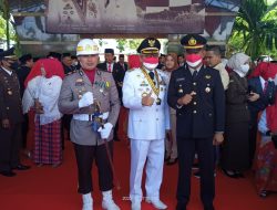 Kasat Lantas Polres Parepare Sukses Jadi Komandan Upacara HUT RI ke-77