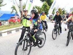 Fun Bike Jelang HUT ke-77 RI, Indah: Kita Buktikan Luwu Utara Tidak Malas Bergerak