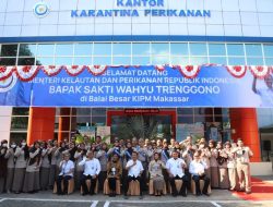 Menteri Kelautan dan Perikanan Kunjungi Balai Besar KIPM Makassar