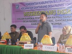 Ketua DPRD Bulukumba Puji Realisasi Pembangunan di Desa Paenrelompoe