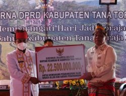 Pemprov Sulsel Kembali Bantu Ollon Rp22,5 M di Toraja, Gubernur: Jangan Tidak Terserap Lagi