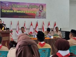 Erna Rasyid Taufan Buka Musyawarah Ranting Pramuka Soreang