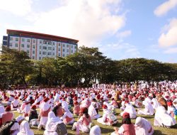 1500 Pelajar Bantaeng Ikuti Sikat Gigi Massal Anak Indonesia