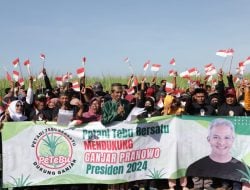 Optimisme Swasembada Gula Nasional, Ratusan Petani Tebu di Sulsel Dukung Ganjar Jadi Presiden