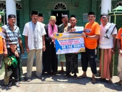 Tim ARM Salurkan Bantuan Pembangunan Masjid Nurul Iman Cenrana