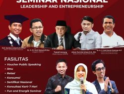 Gelar Seminar Nasional Indonesia Recovery Leadership dan Entrepeneurship, UINAM Bakal Hadirkan Bupati Gowa dan Rijal System