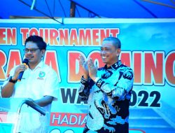 Buka Turnamen Domino Bupati Cup 2022, Amran Mahmud Harap Lahir Atlet Andal