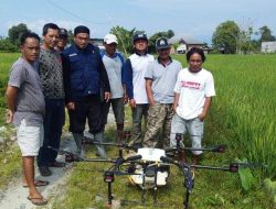 Kreatif dan Inovatif, PPL Luwu Utara Ini Gunakan Drone untuk Pemupukan Padi