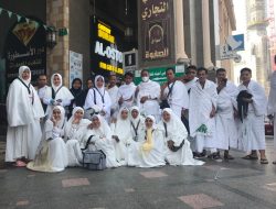 Meida Wisata Pangkep Sertakan 35 Jemaah Umrah, Naik Kereta Cepat Dari Madinah ke Mekkah