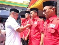 Lantik Pengurus PMI Kecamatan Bajeng Barat, Kr Kio Ajak Majukan Organisasi PMI Gowa