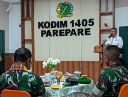 Sambut Kunjungan Pangdam XIV, Taufan Pawe : Bantuan TNI Sentuh Masyarakat Parepare
