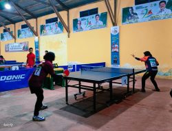 Cabor Tenis Meja Beregu Putra Putri Parepare Melaju ke Semifinal Porprov