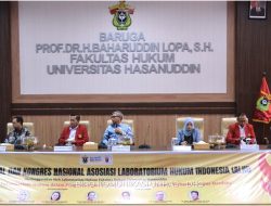 Fakultas Hukum Unhas Tuan Rumah Kongres Nasional Asosiasi Laboratorium Hukum Indonesia